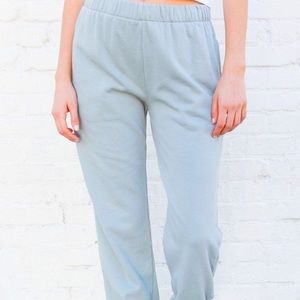 Brandy Melville Sage Green Rosa Sweatpants NWOT